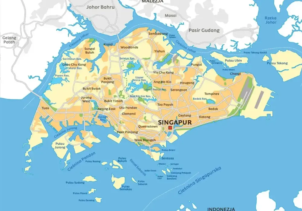 Gdzie leży Singapur? Położenie, mapa i ciekawostki!