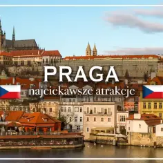 Praga: najciekawsze atrakcje. Widok na zamek i miasto nad Wełtawą. Idealne miejsce na wycieczkę do Pragi.